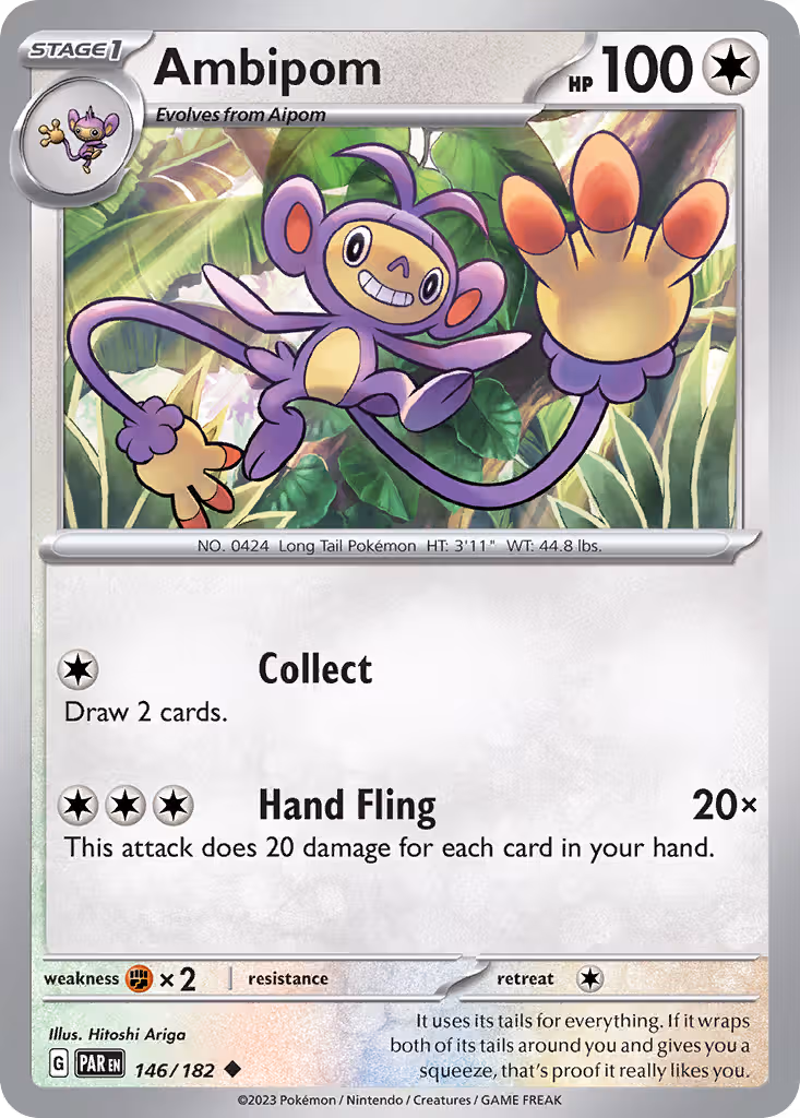 Ambipom 146/182 Pokemon card