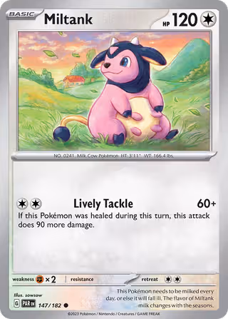 Miltank 147/182 Pokemon card