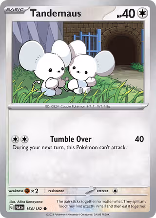 Tandemaus 154/182 Pokemon card