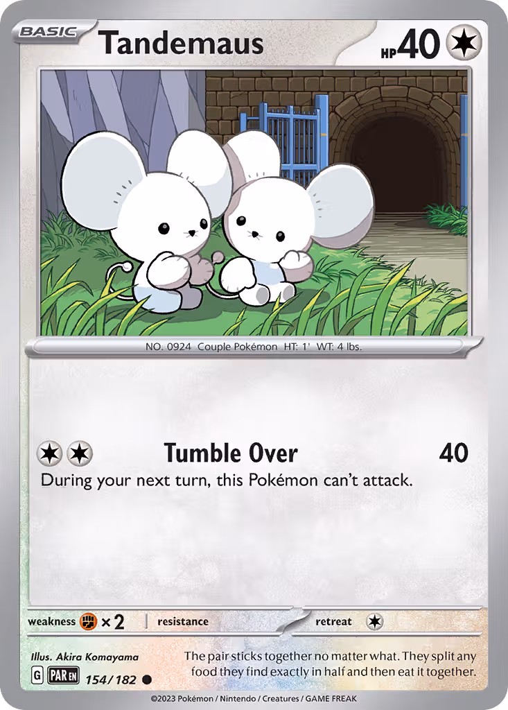 Tandemaus 154/182 Pokemon card