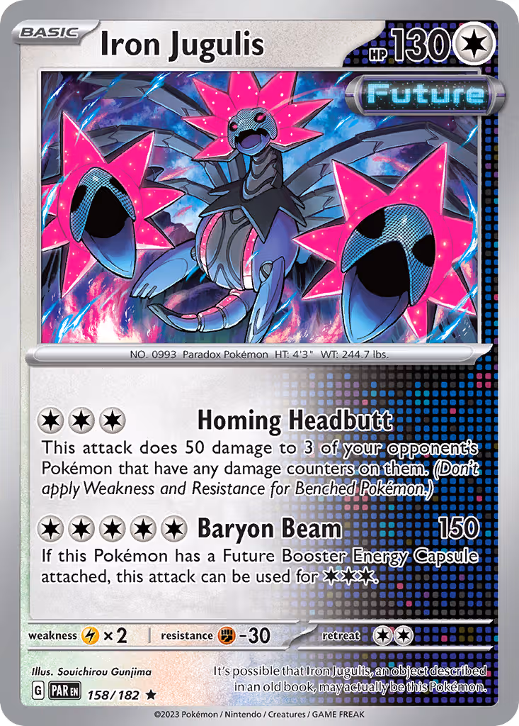 Iron Jugulis 158/182 Pokemon card