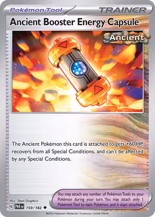 Ancient Booster Energy Capsule 159/182 Pokemon card