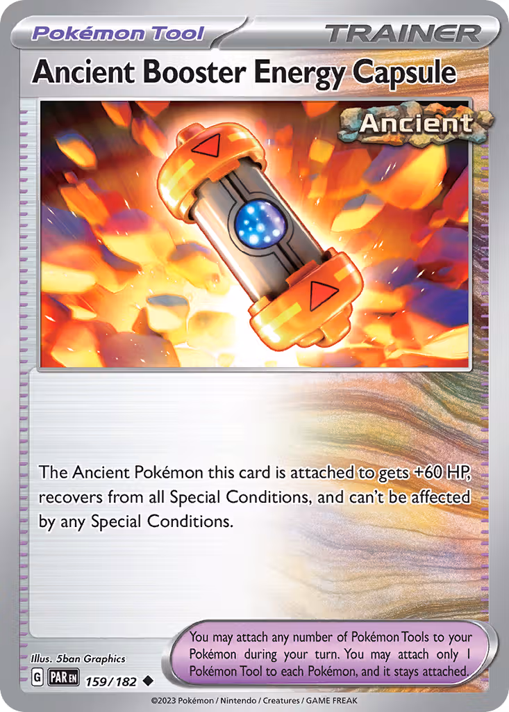 Ancient Booster Energy Capsule 159/182 Pokemon card