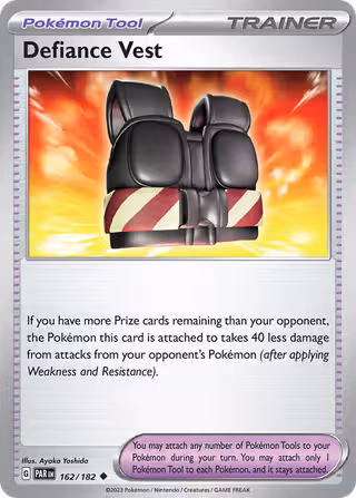 Defiance Vest 162/182 Pokemon card