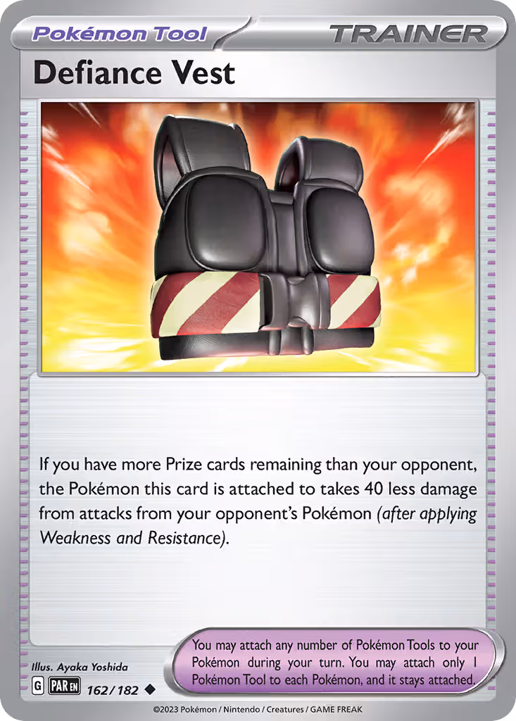 Defiance Vest 162/182 Pokemon card