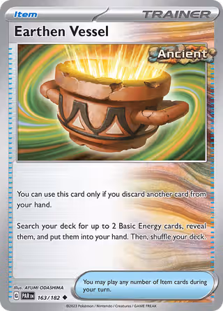 Earthen Vessel 163/182 Pokemon card