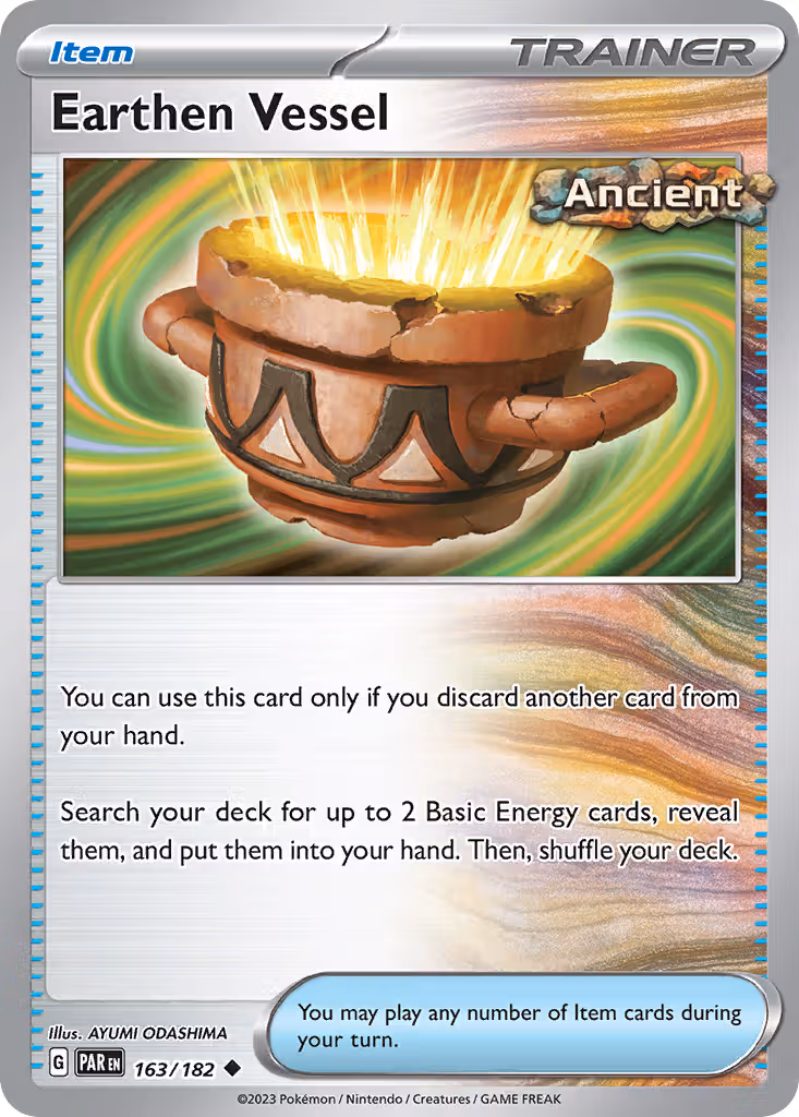 Earthen Vessel 163/182 Pokemon card