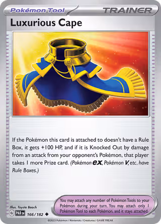 Luxurious Cape 166/182 Pokemon card
