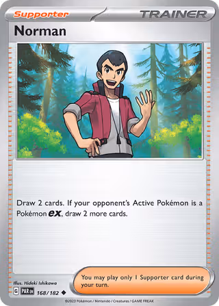 Norman 168/182 Pokemon card