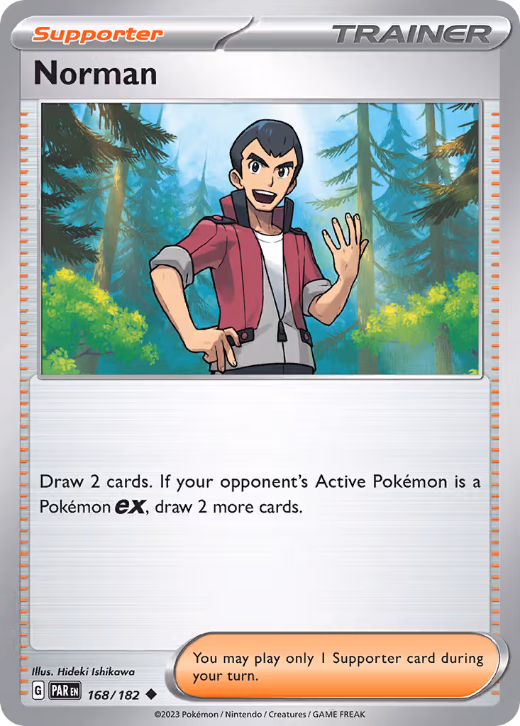 Norman 168/182 Pokemon card