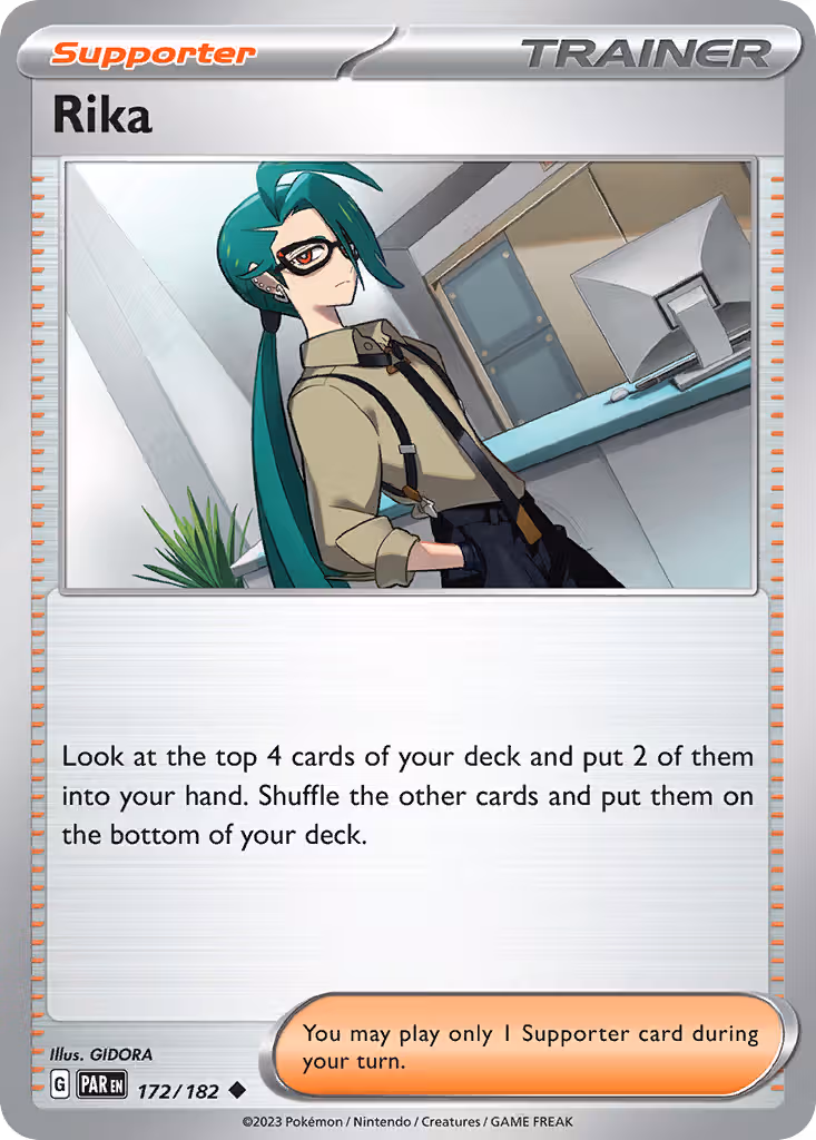 Rika 172/182 Pokemon card