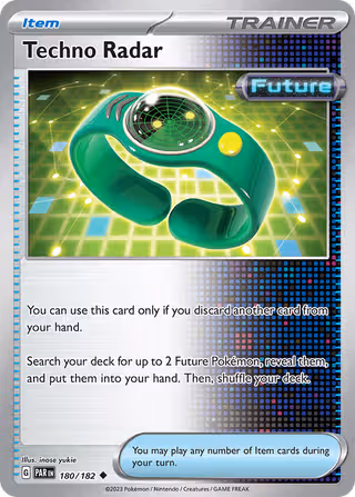 Techno Radar 180/182 Pokemon card