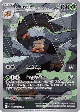 Crustle 183/182 Pokemon card