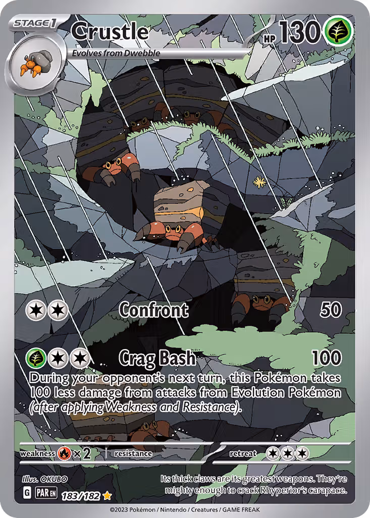 Crustle 183/182 Pokemon card