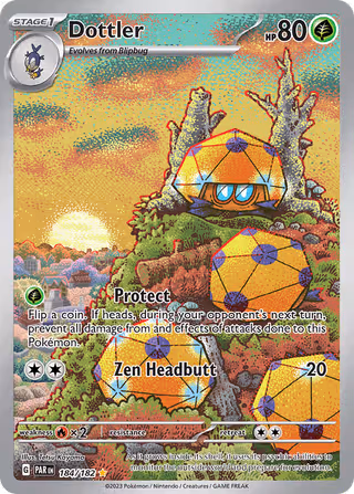 Dottler 184/182 Pokemon card