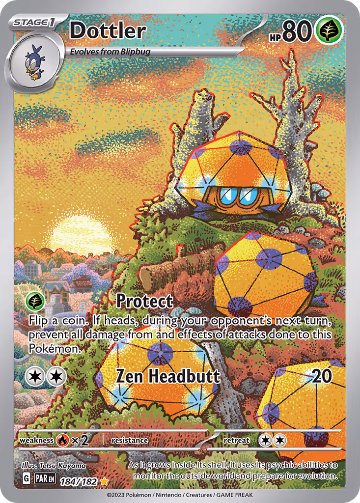 Dottler 184/182 Pokemon card