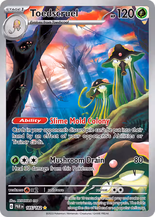 Toedscruel 185/182 Pokemon card