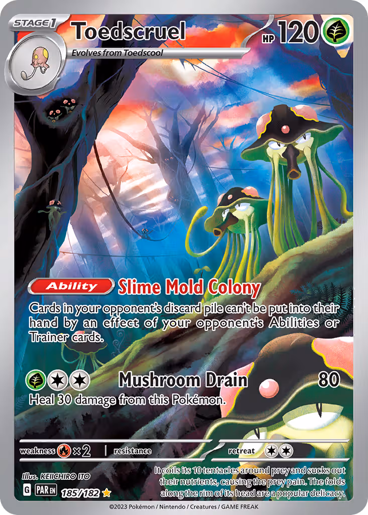 Toedscruel 185/182 Pokemon card