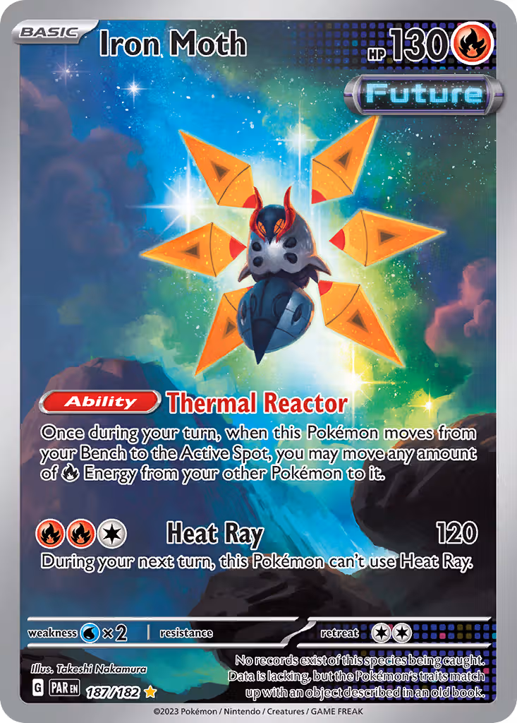 Iron Moth 187/182 Pokemon card