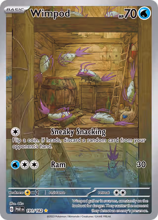 Wimpod 191/182 Pokemon card