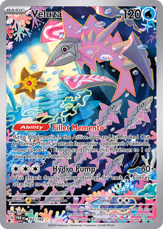 Veluza 192/182 Pokemon card