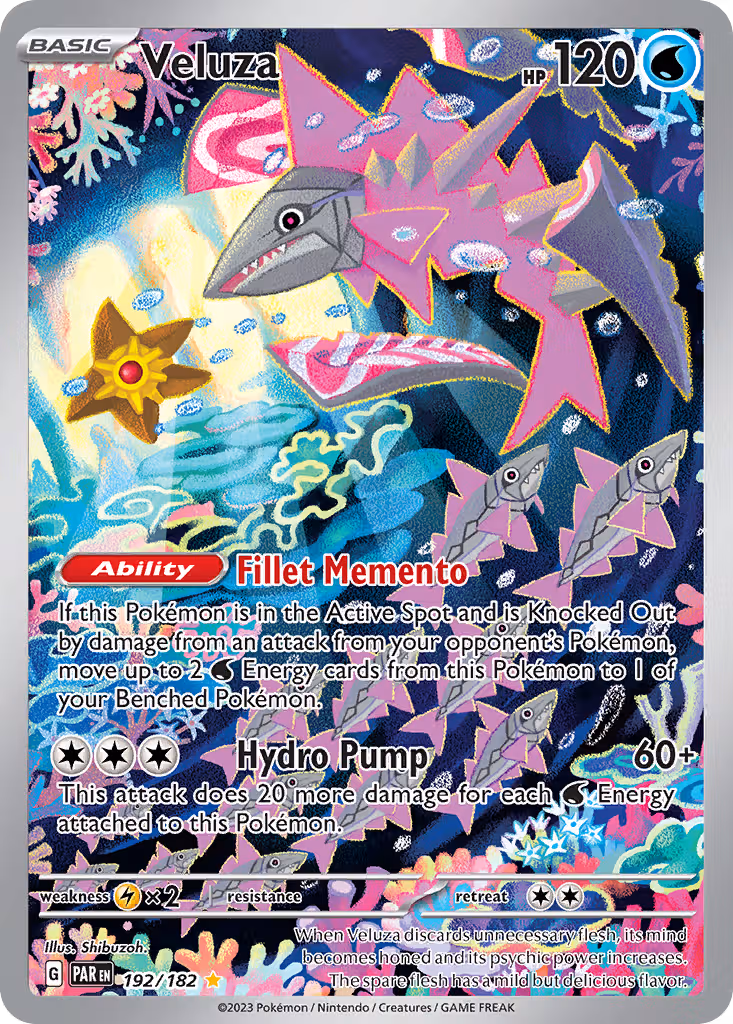 Veluza 192/182 Pokemon card