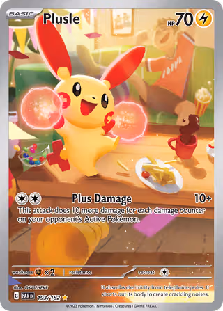 Plusle 193/182 Pokemon card