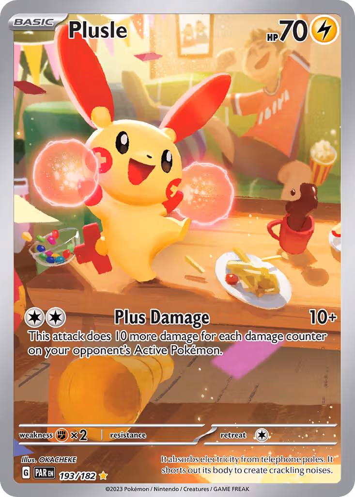 Plusle 193/182 Pokemon card