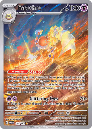 Espathra 197/182 Pokemon card