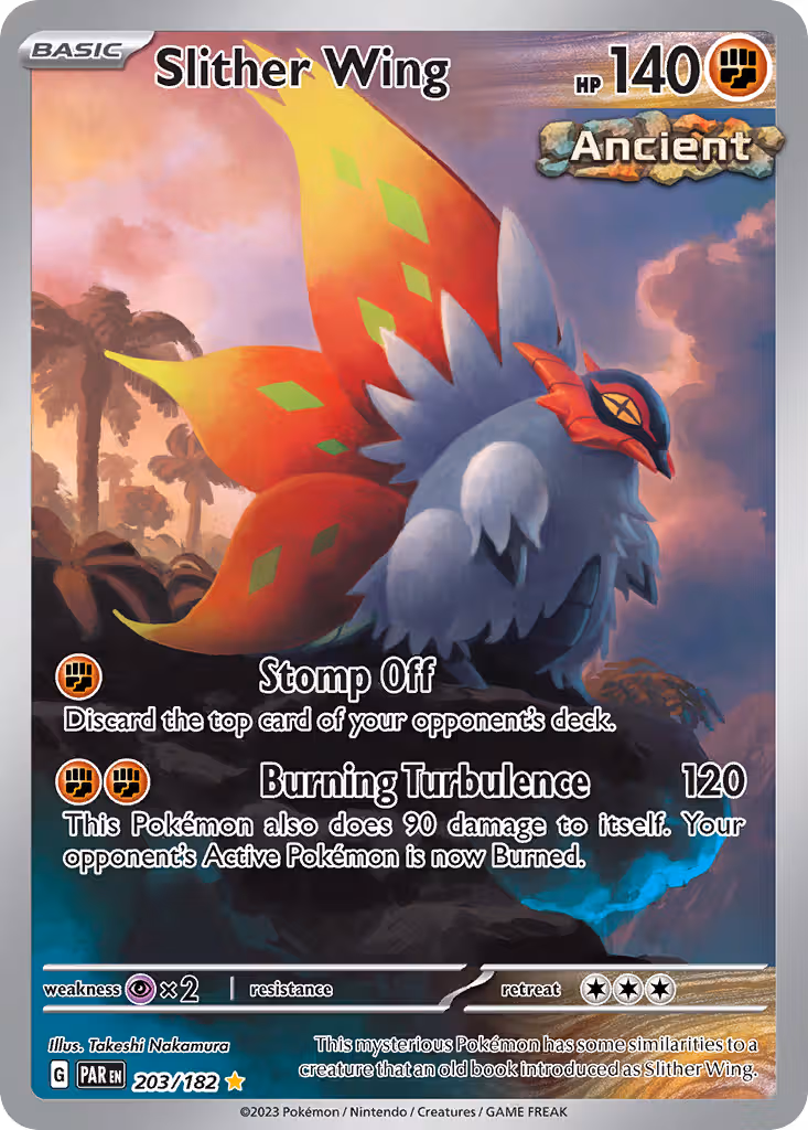 Slither Wing 203/182 Pokemon card