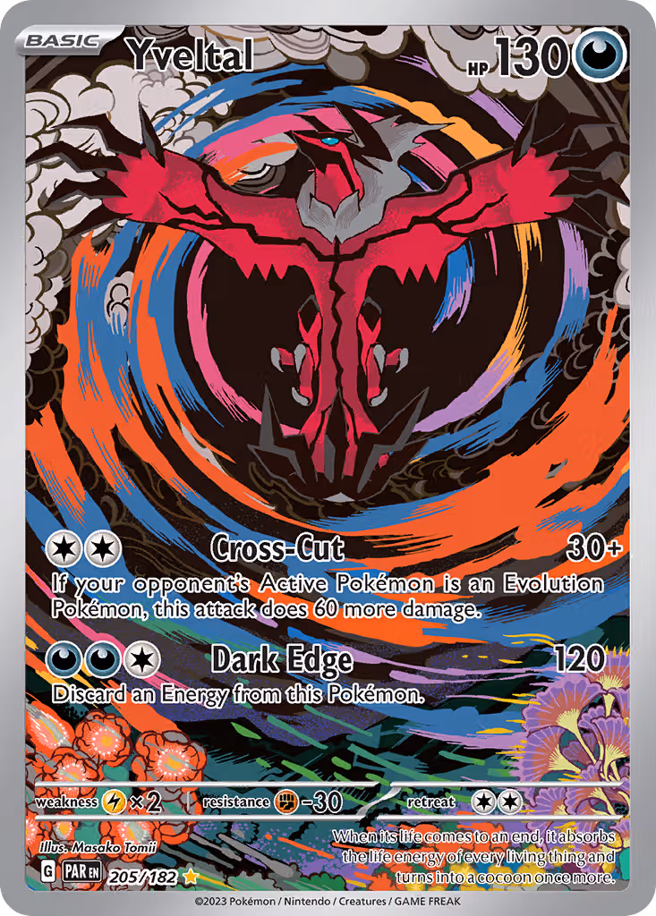 Yveltal 205/182 Pokemon card