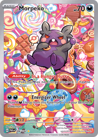 Morpeko 206/182 Pokemon card