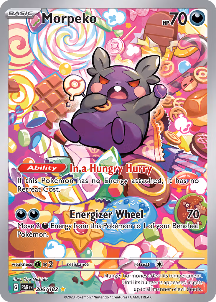 Morpeko 206/182 Pokemon card