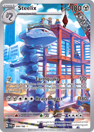 Steelix 208/182 Pokemon card