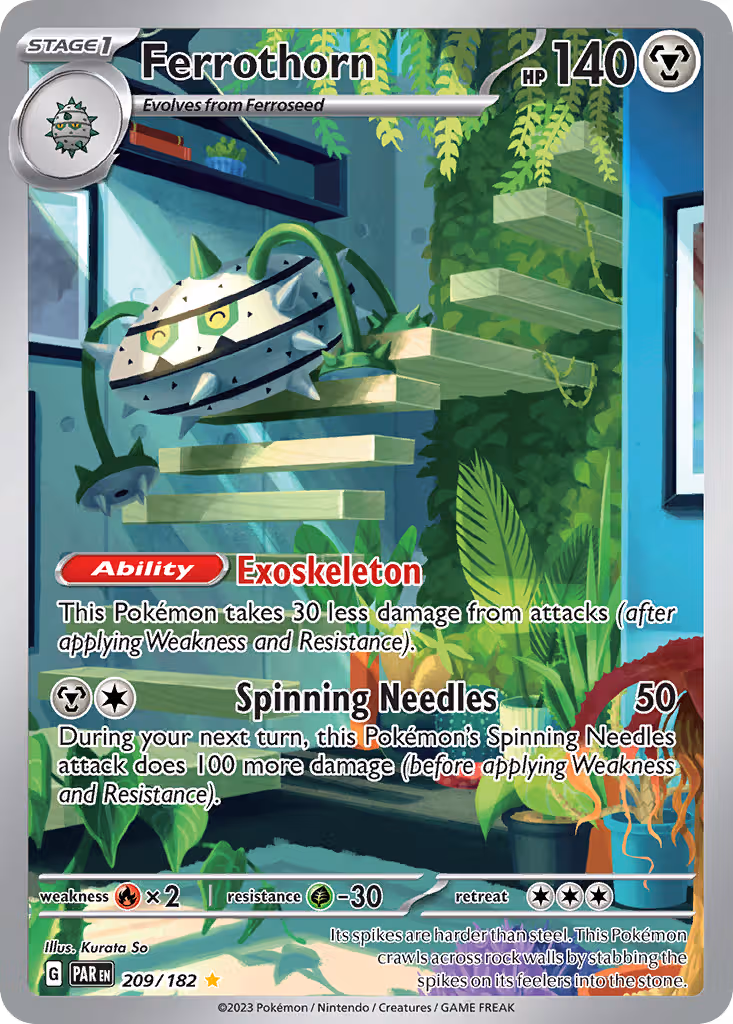 Ferrothorn 209/182 Pokemon card
