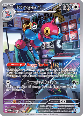 Porygon-Z 214/182 Pokemon card