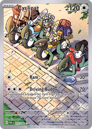 Cyclizar 215/182 Pokemon card