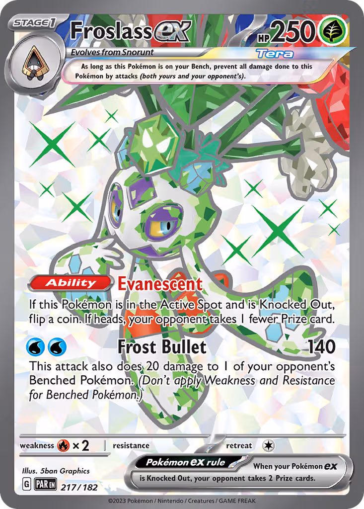 Froslass ex 217/182 Pokemon card