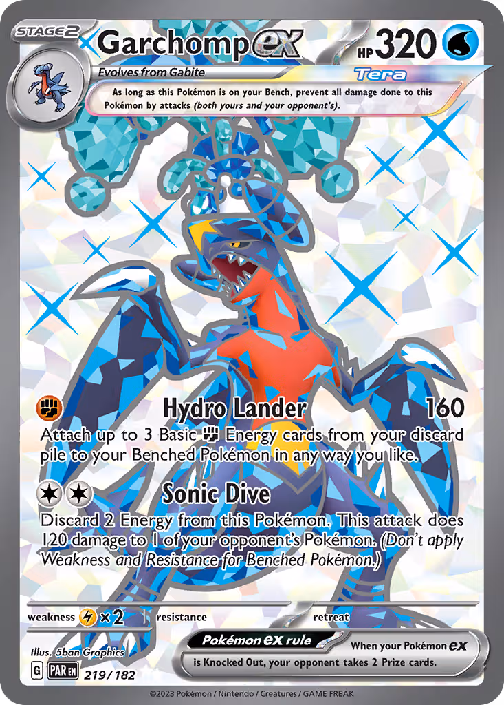 Garchomp ex 219/182 Pokemon card