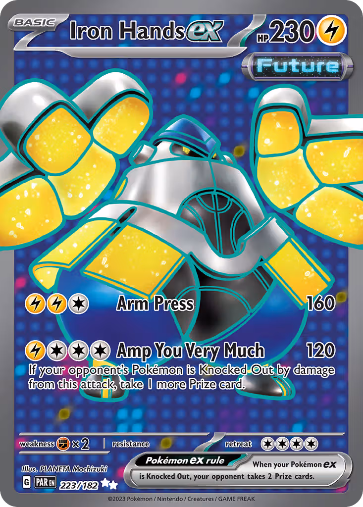 Iron Hands ex 223/182 Pokemon card