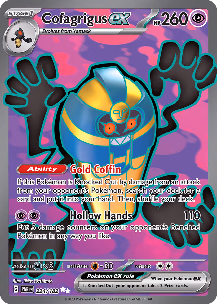 Cofagrigus ex 224/182 Pokemon card