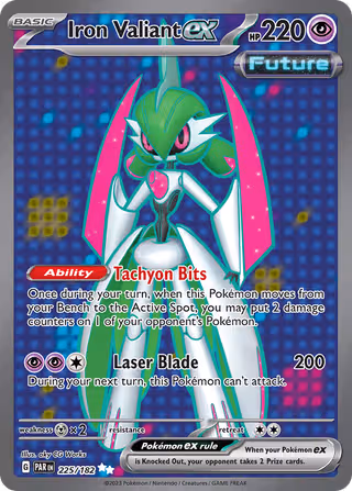 Iron Valiant ex 225/182 Pokemon card