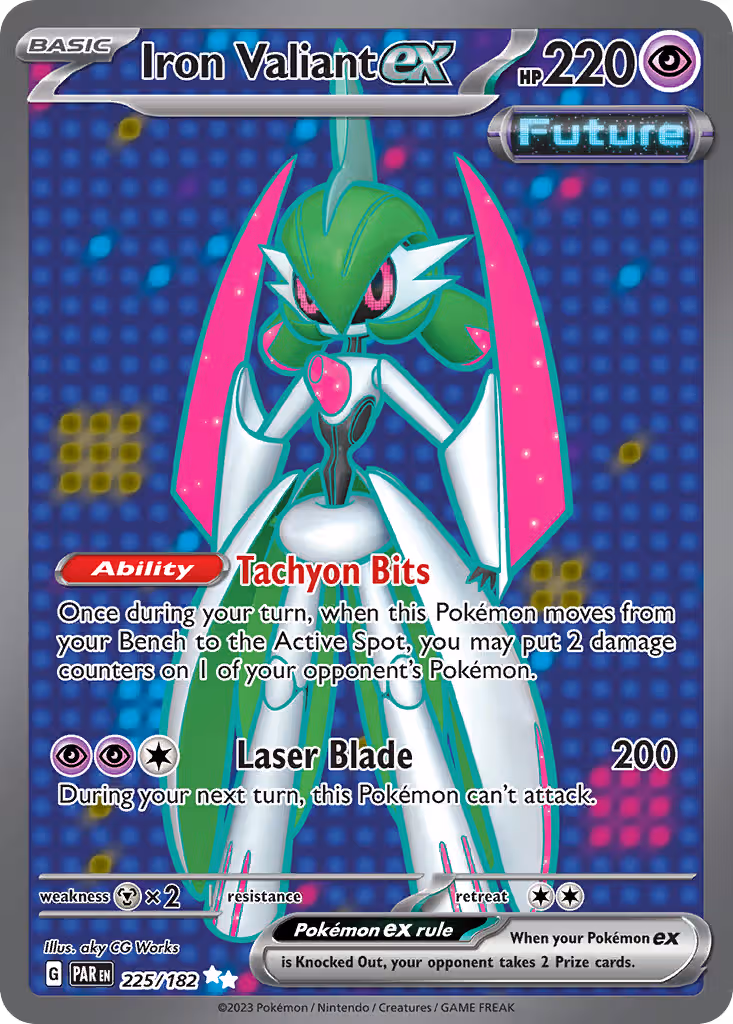 Iron Valiant ex 225/182 Pokemon card