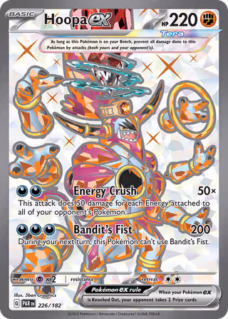 Hoopa ex 226/182 Pokemon card