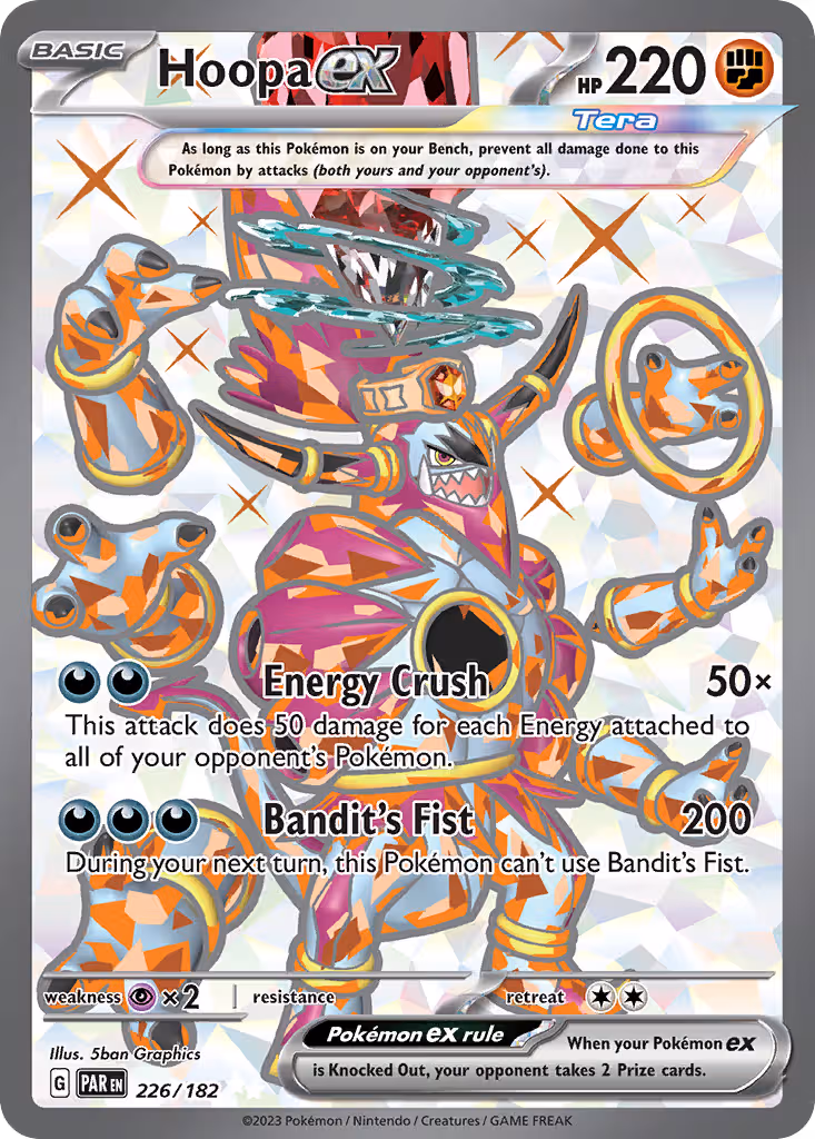 Hoopa ex 226/182 Pokemon card