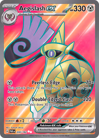 Aegislash ex 230/182 Pokemon card