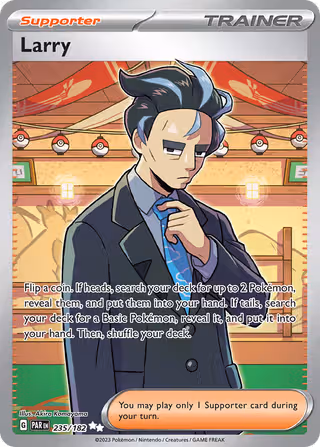 Larry 235/182 Pokemon card