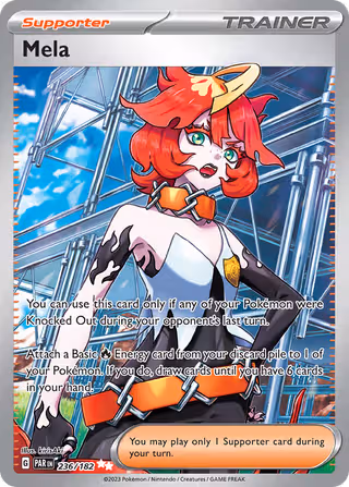 Mela 236/182 Pokemon card