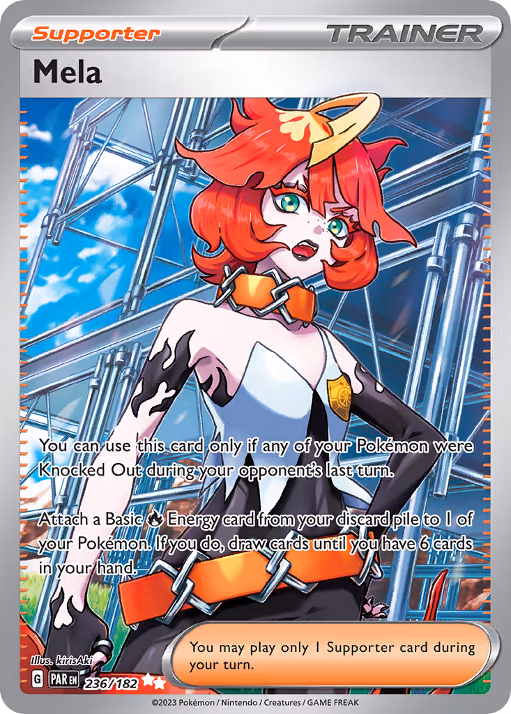 Mela 236/182 Pokemon card