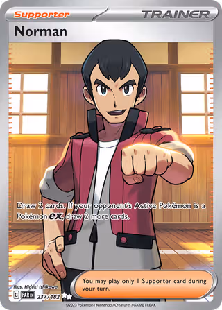 Norman 237/182 Pokemon card